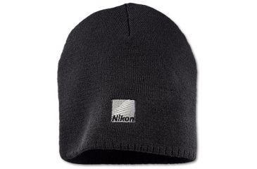 Image of Nikon Knit Beanie-Black F09001-02