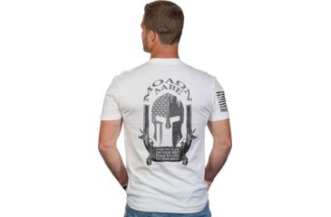 Image of Nine Line Apparel Molon Labe Men's T-shirt White Large