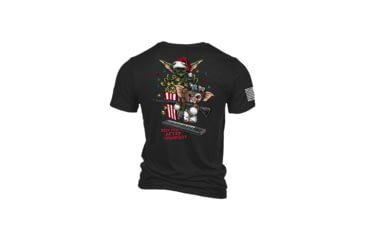 Image of Nine Line Apparel Nine Line Belt Fed Triblend Short Sleeve Shirt Black L, BELTFED-TSTRI-CHARCOALBLACKTRIBLEND-L