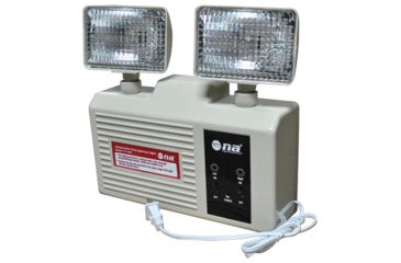 Image of Nippon Emergency Stairwell Light Rechargeable Battery Backup, White AT108