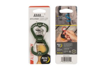 Image of Nite Ize Aluminum Bottle Opener, Olive SBOA-08-R6