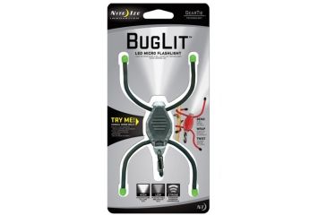 Image of Nite Ize BugLit Micro Flashlight - Black Body, White LED BGT02-07-1701