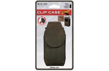 Image of Nite Ize Clip Case Cargo Leather Medium - Espresso CCCM-03-19