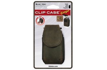 Image of Nite Ize Clip Case Cargo Leather Small - Espresso CCCM-03-19