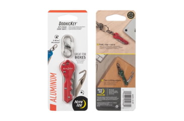 Image of Nite Ize DoohicKey Key Chain Hook Knife, Red, KMTC-10-R7