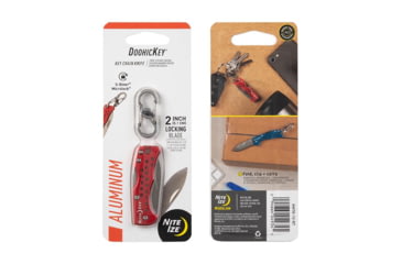 Image of Nite Ize DoohicKey Key Chain Knife, Red, KMTK-10-R7