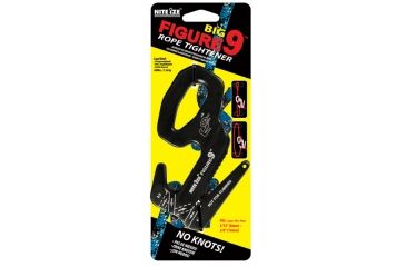 Image of Nite Ize F9B-03-01 Figure 9 Rope Tightener Tensioning Tool Big Black Single Pack