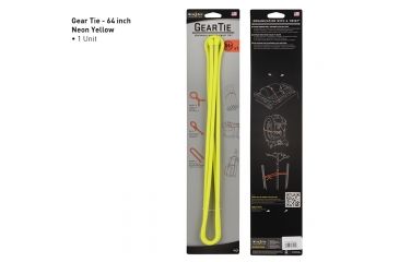 Image of Nite Ize Gear Tie 64in,Pack of 2,Neon Yellow GT64-33-R6
