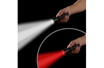 Image of Nite Ize INOVA T8R PowerSwitch Rechargeable Dual Color LED Flashlight, Black T8RA-01-R7