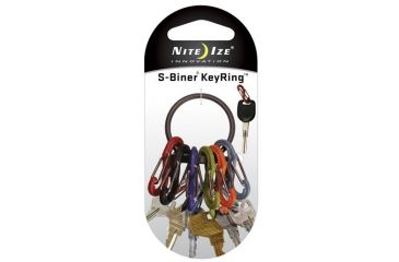 Image of Nite Ize Black Key Ring KRG-03-01