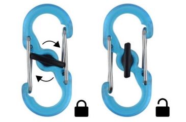 Image of Nite Ize KeyRing Locker S-Biner, Assorted, KRGP-11-R3