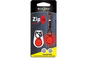 Image of Nite Ize LED Ziplit Zipper Pull Water Resistant Light, 2-Pack - Red NZL2 07 10 
