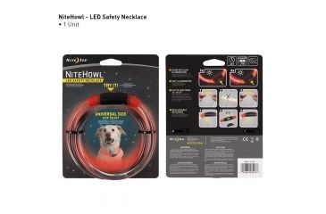 Image of Nite Ize Nite Howl LED Pet Safety Necklace,Red LED NHO-10-R3