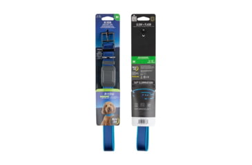 Image of Nite Ize NiteDog Rechargeable LED Collar, Blue/Blue, Medium, NDCRM-03-R3