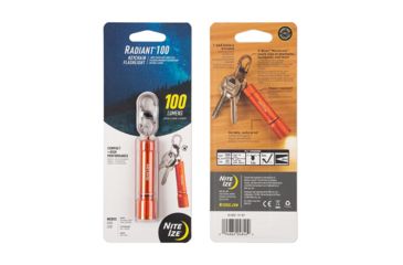 Image of Nite Ize Radiant 100 Keychain Flashlight, Orange, R100F-19-R7