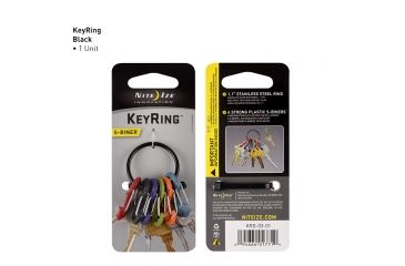 Image of Nite Ize S-Biner KeyRing, Stainless, KRG2-11-R3