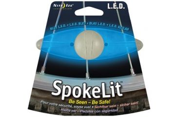 Image of Nite Ize SpokeLit LED Bike Wheel Safety Light, Blue, SKL-03-03