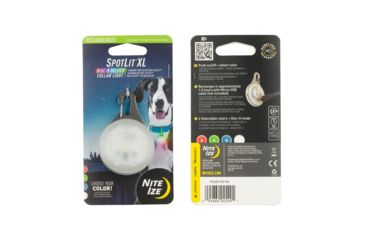 Image of Nite Ize SpotLit Rechargeable Collar Light, Multi, Extra Large, PSLGR-07S-R6