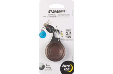 Image of Nite Ize Wearabout Clippable Tracker Holder, Smoke - WAT-06T-R6