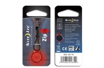 Image of Nite Ize LED ZipLit Zipper Light, Single, Red NZL-03-10