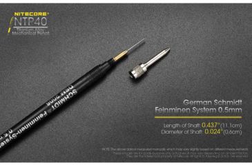 Image of Nitecore Mechanical Pencil, Silver, NTP40