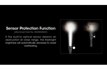 Image of Nitecore MH25 Pro UHi40 LED Rechargeable Flashlight, 3300 Lumens, Black, FL-NITE-MH25PRO