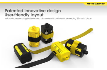 Image of Nitecore NBM40 Battery Magazine, Holds 4x 18650 Batteries, Black, 6925206491841