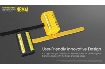 Image of Nitecore NBM41 Battery Magazine, Black, 6952506495160