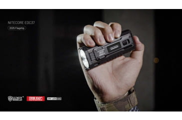 Image of Nitecore EDC37 USB-C Rechargeable 8000 Lumens LED EDC Flashlight