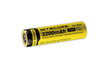 Image of Nitecore NL1832 3200mAh Rechargeable 18650 Battery, Yellow, 6952506491490