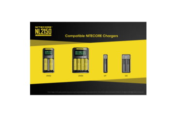 Image of Nitecore NL2150R 21700 5000mAh USB-C Rechargeable Li-ion Battery, Yellow, 6952506493524