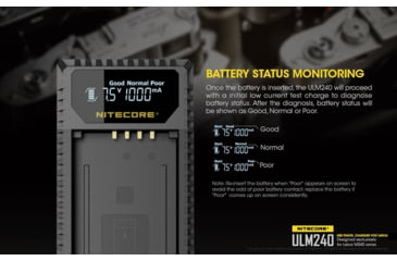 Image of Nitecore ULM240 Leica Digital USB Battery Charger for BP-SCL2 Camera Batteries, Black, 6952506491810