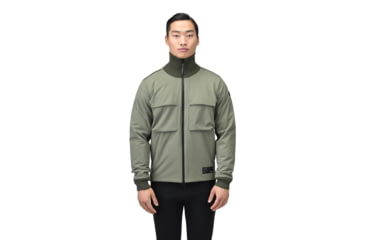 Image of Nobis Layton Tactical Full Zip Sweaters - Mens, Clover, Extra Large, LAYTON-Clover-XL