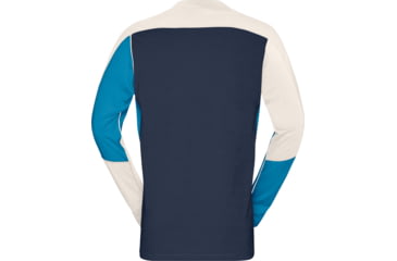 Image of Norrona Falketind Equaliser Merino Round Neck Shirt - Mens, Hawaiian surf/Indigo Night, Large, 7042698472151