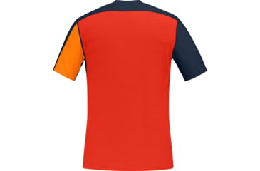Image of Norrona Falketind Equaliser Merino T-Shirt - Mens, Orange Popsicle/Indigo Night, 2XL, 7042698472342