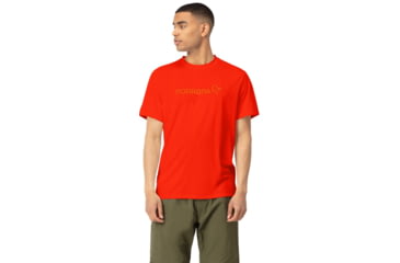 Image of Norrona Tech Norrona T-Shirt - Men's, Arednalin Red, Medium, 5224-21 5630 M