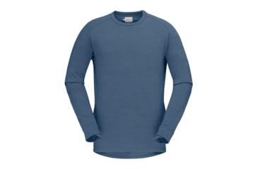 Image of Norrona Skibotn Crew Neck Shirt - Mens, Vintage Indigo, Medium, 7042698438188