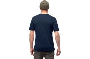 Image of Norrona Svalbard Wool T-Shirt - Mens, Indigo Night/Blue Fog, Small, 2419-19 2378 S