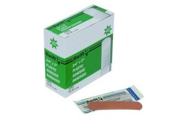 Image of North Safety Products/Haus Bandage Plastic Adh 1x3 Pk100 010050, Unit PK
