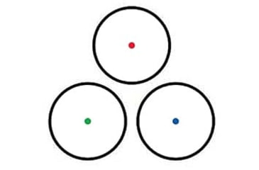 Image of Northtac Stealth 1x Red Dot Reflex Sight w/ Cantilever Mount, Tri Colored Reticle, Black, NT1X35