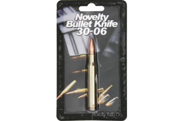 Image of Novelty Cutlery Bullet Knife 30-06 Folding Knife,2in,Cast Metal Handle NV266