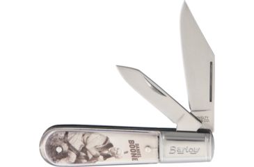 Image of Novelty Cutlery Daniel Boone Barlow Folding Knife,Stainless Steel,Standard Edge,Clip and Pen,Satin, Handle NV288