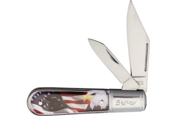 Image of Novelty Cutlery Freedom Barlow Folding Knife,Stainless Steel,Standard Edge,Clip and Pen NV283