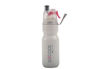 Image of O2 Cool Mist N Sip ArcticSqueeze Dimple Water Bottle - 24 oz-White