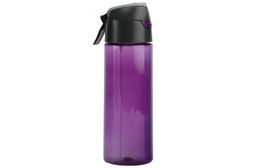 Image of O2 Cool Mist 'N Sip Prism Water Bottle with Pop-Up Top/Carry Loop - 24 oz-Purple