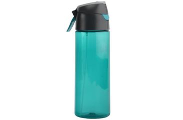 Image of O2 Cool Mist 'N Sip Prism Water Bottle with Pop-Up Top/Carry Loop - 24 oz-Teal