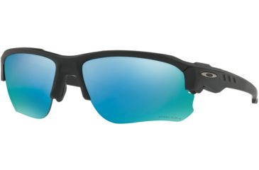 Image of Oakley SI Standard Issue Speed Jacket Sunglasses, Matte Black w/Prizm Deep Water Polarized, OO9228-09