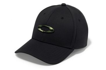 Image of Oakley Tincan Cap, Black/Graphic Camo, Large/Extra Large 911545-01Y-LGXL