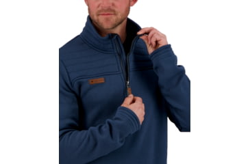 Image of Obermeyer Jace Fleece Pullover - Mens, Raw Indigo, Small, 27044-21175-S