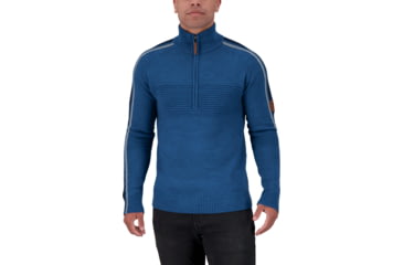 Image of Obermeyer Vince 1/2 Zip Sweater - Mens, Blueprint, 2XL, 26030-21166-2XL